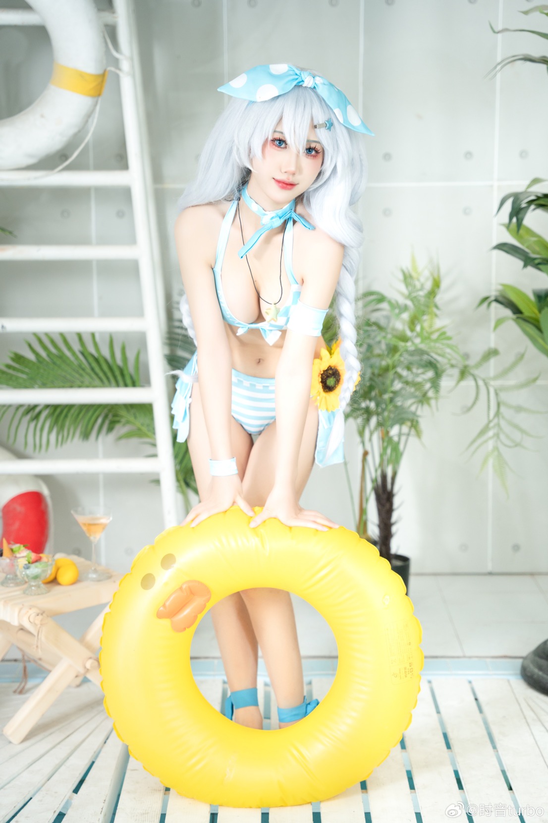 COSPLAY|崩坏3琪亚娜COS泳装,夏天的味道~ - 第6张