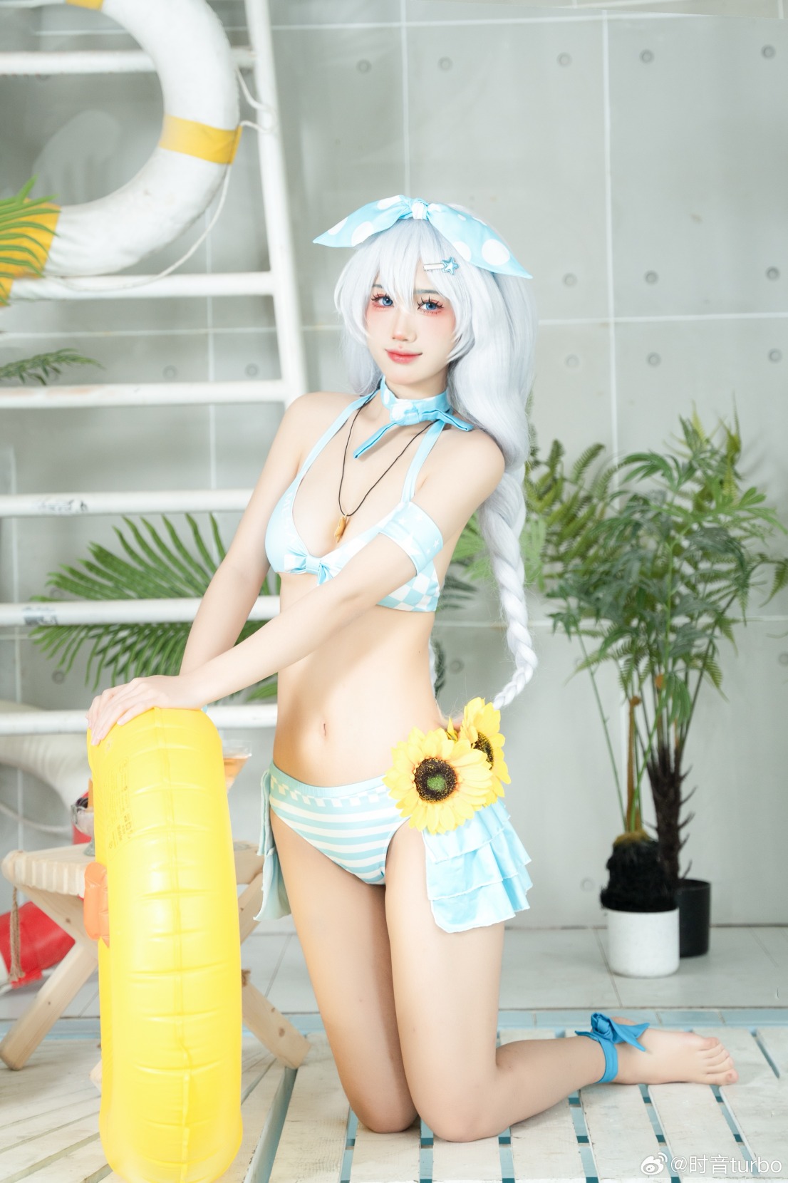 COSPLAY|崩坏3琪亚娜COS泳装,夏天的味道~ - 第7张